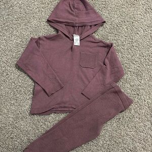 Purple warm set for toddler girl size 3T